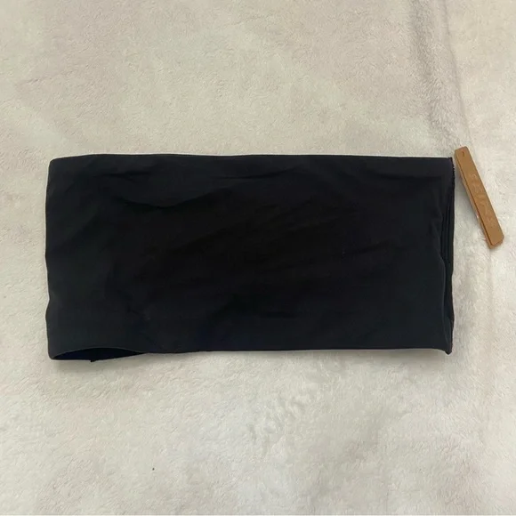New! Skims Black Fits Everybody Bandeau Bra Onyx black nwt 28674 - Picture 2 of 8